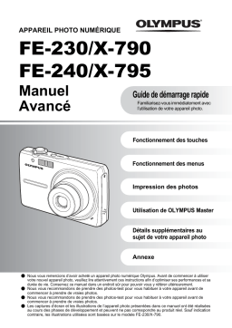 Olympus FE240 Manuel utilisateur