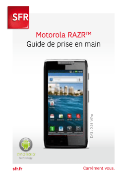 Motorola RAZR sfr Manuel utilisateur