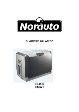 Norauto 40L Glacière Manuel utilisateur