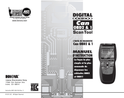 Innova 3140 Scan Tool CanOBD2&1 Kit Manuel utilisateur