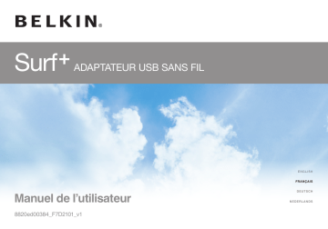 Manuel du propriétaire | Belkin SURF PLUS Manuel utilisateur | Fixfr