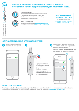 Jlab Audio JBuds Band Manuel du propriétaire