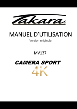 Takara ACTION CAM CS17 Manuel utilisateur