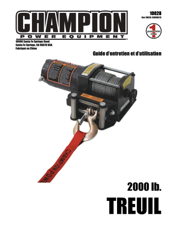 Champion Power Equipment 10028 Manuel utilisateur | Fixfr