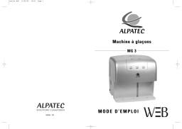 ALPATEC MG 3 Manuel utilisateur