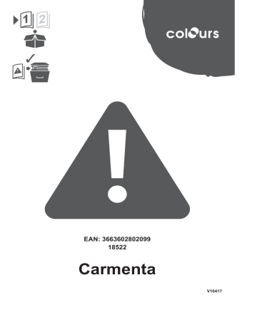 Colours Carmenta Mode d'emploi | Fixfr