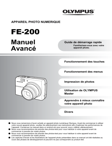 Olympus FE200 Manuel utilisateur | Fixfr