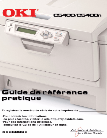 Manuel du propriétaire | OKI C5400N Manuel utilisateur | Fixfr