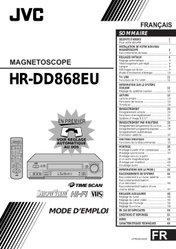 JVC HR-DD868EU Manuel utilisateur