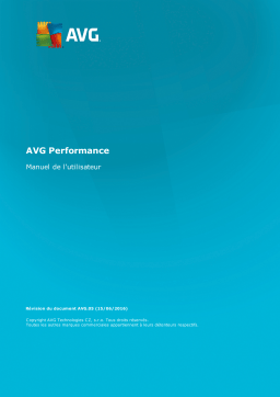 AVG Performance 2016 Manuel utilisateur