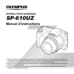 Olympus SP610 UZ Mode d'emploi