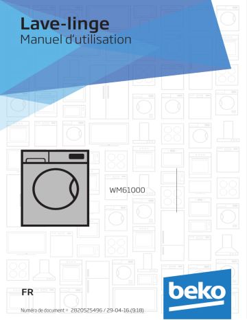 Manuel du propriétaire | Beko SWM6135 Manuel utilisateur | Fixfr