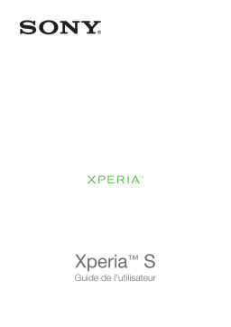 Sony Ericsson Xperia S Manuel utilisateur