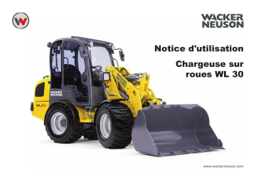 Wacker Neuson WL30 Articulated wheel loader Manuel utilisateur | Fixfr