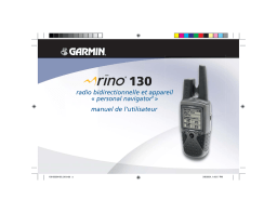 Garmin Rino® 130 Manuel utilisateur