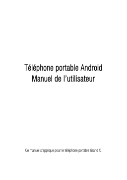 ZTE Z993 Manuel utilisateur