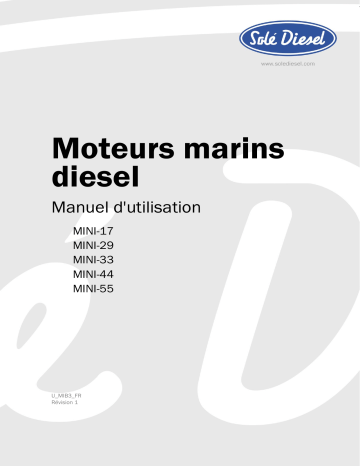 Solé Diesel MINI-17 Engine Manuel utilisateur | Fixfr