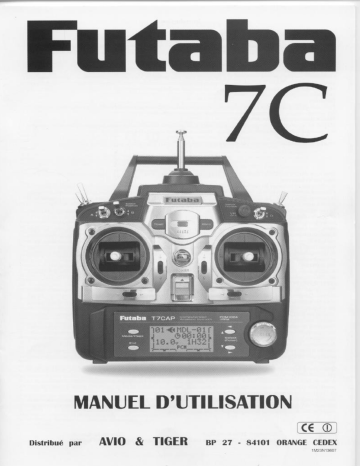 Manuel du propriétaire | Futaba T7CAP Manuel utilisateur | Fixfr