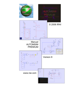 Irai Automsim Premium 8 Manuel utilisateur