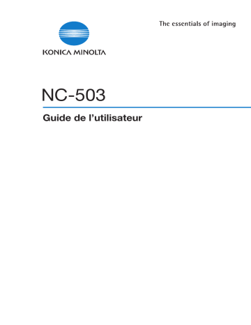 Manuel du propriétaire | Konica Minolta BIZHUB 163 Manuel utilisateur | Fixfr