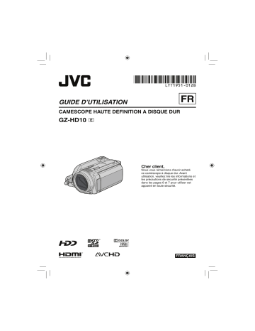 Mode d'emploi | JVC GZ HD10, HD10E Manuel utilisateur | Fixfr