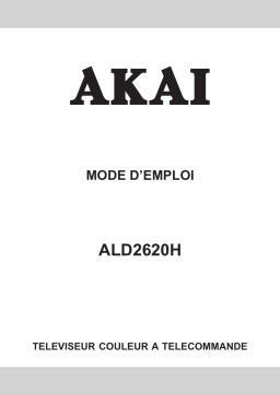 Akai ALD2620H Manuel utilisateur