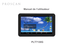 ProScan PLT 7130-G Mode d'emploi