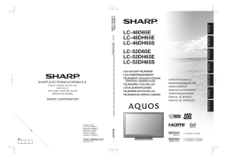 Sharp LC-32DH65E Manuel utilisateur