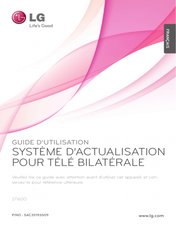 LG ST600 Manuel du propriétaire | Fixfr