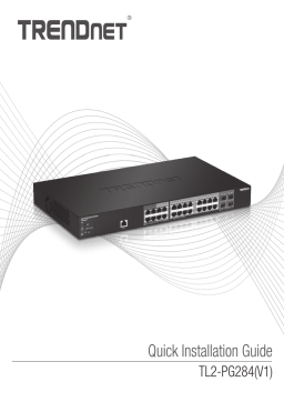 Trendnet RB-TL2-PG284 28-Port Gigabit PoE+ Managed Layer 2 Switch Manuel utilisateur