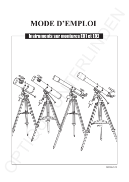 Sky-Watcher EQ1 Télescope Manuel utilisateur