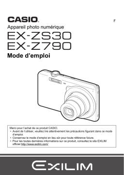 Casio EX ZS30 Mode d'emploi