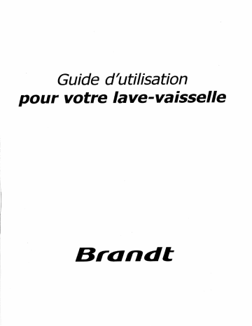 Manuel du propriétaire | Brandt P3510 Manuel utilisateur | Fixfr