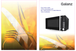 Galanz DMW23DG01-A2 Micro-onde Manuel utilisateur