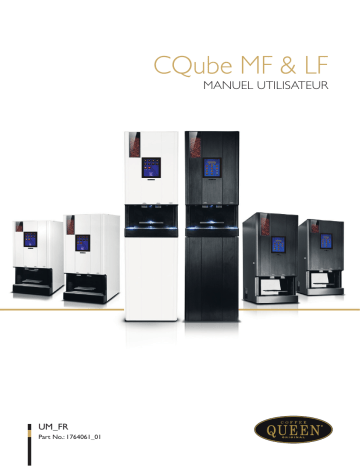 Coffee Queen CQube MF LF Manuel utilisateur | Fixfr