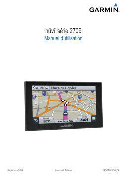 Garmin Nüvi 2759 Manuel utilisateur