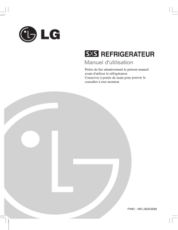 LG GR-L207FLQ Manuel du propriétaire | Fixfr