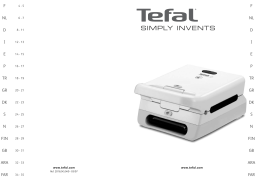 Tefal SIMPLY INVENTS INOX Manuel utilisateur