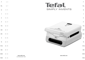 Manuel du propriétaire | Tefal SIMPLY INVENTS INOX Manuel utilisateur | Fixfr