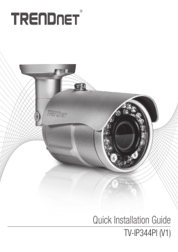 Trendnet TV-IP344PI Indoor / Outdoor 4 MP Motorized Varifocal PoE IR Network Camera Manuel utilisateur