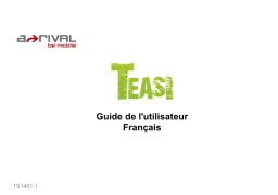 Teasi Step Manuel utilisateur