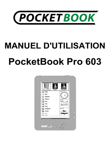 Pocketbook Pro 603 Mode d'emploi | Fixfr