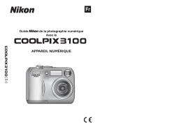 Nikon Coolpix E3100 Manuel utilisateur