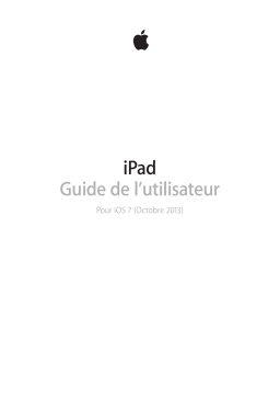 Apple IPAD MINI 7,9 Manuel utilisateur