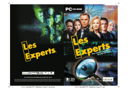 GAMES PC CSI-LES EXPERTS Manuel utilisateur