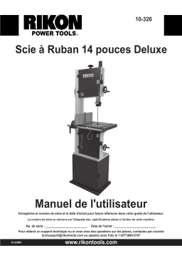 Rikon Power Tools 10-326 Manuel utilisateur