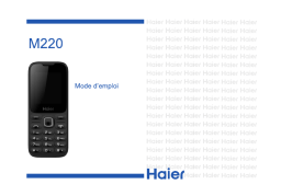 Haier W860 Manuel utilisateur