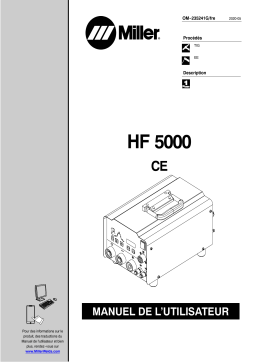 Miller HF 5000 CE Manuel utilisateur