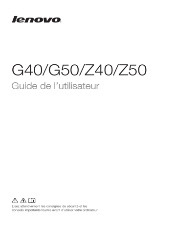 Manuel du propriétaire | Lenovo G40-30 Manuel utilisateur | Fixfr