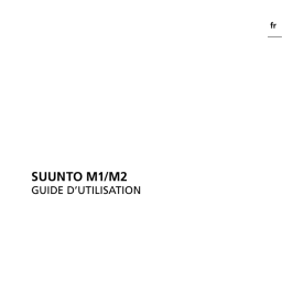 Suunto M1 Manuel utilisateur